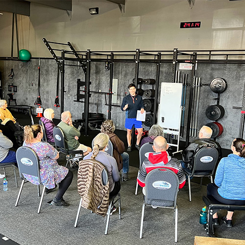 Roseburg workshop or clinic to educate on therapeutic exercise and functional mobility.